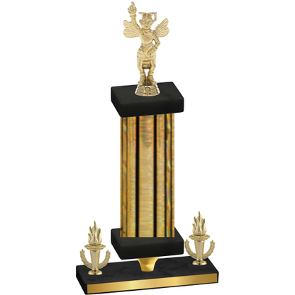 Premium Single Gold Glacier Victory Academics Trophy