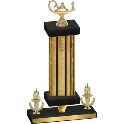 Premium Single Gold Glacier Victory Academics Trophy
