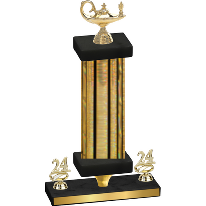 Premium Single Gold Glacier Year Academics Trophy
