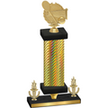 Premium Single Gold Carbon Fiber Victory Tennis Trophy