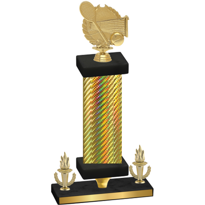 Premium Single Gold Carbon Fiber Victory Tennis Trophy