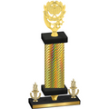 Premium Single Gold Carbon Fiber Victory Pickleball Trophy