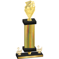 Premium Single Gold Carbon Fiber Second Place Pickleball Trophy