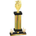 Premium Single Gold Carbon Fiber Third Place Pickleball Trophy