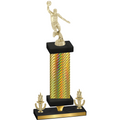 Premium Single Gold Carbon Fiber Victory Basketball Trophy