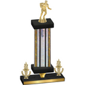 Premium Single Silver Glacier Victory Rugby Trophy