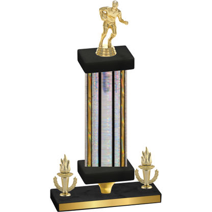 Premium Single Silver Glacier Victory Rugby Trophy