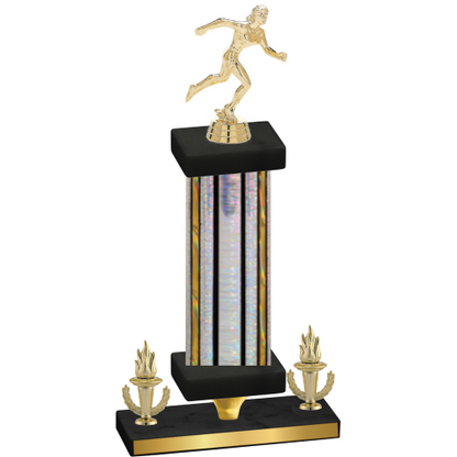 Premium Single Silver Glacier Victory Running Trophy