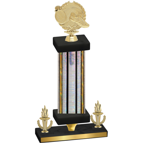 Premium Single Silver Glacier Victory Running Trophy