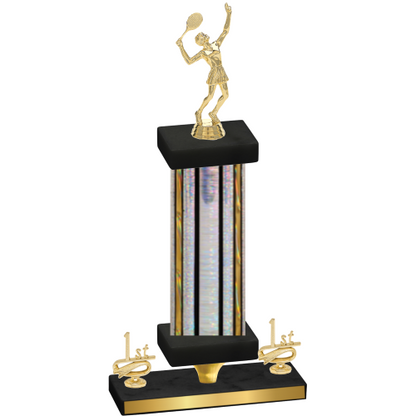 Premium Single Silver Glacier First Place Tennis Trophy