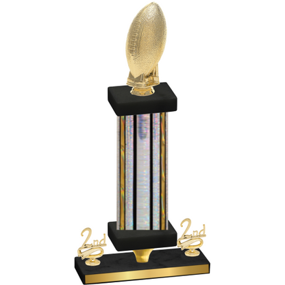 Premium Single Silver Glacier Second Place Football Trophy