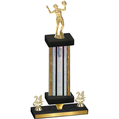 Premium Single Silver Glacier Year Volleyball Trophy