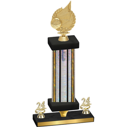 Premium Single Silver Glacier Year Volleyball Trophy