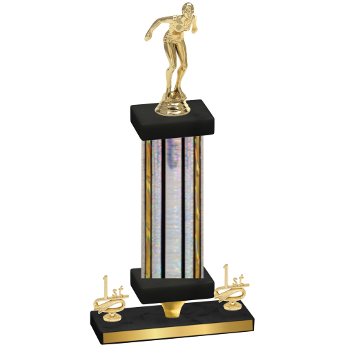 Premium Single Silver Glacier First Place Tennis Trophy