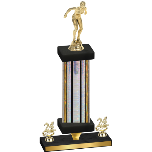 Premium Single Silver Glacier Year Tennis Trophy