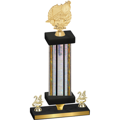 Premium Single Silver Glacier Year Swimming Trophy