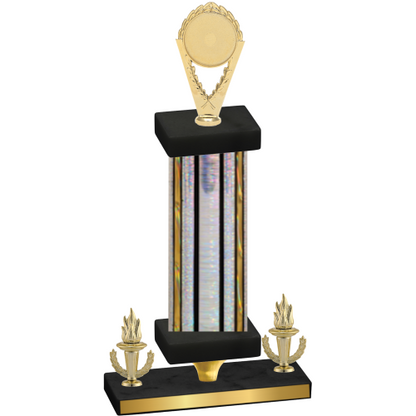 Premium Single Silver Glacier Victory Insert Trophy