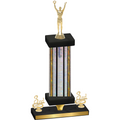 Premium Single Silver Glacier Third Place Victory Trophy