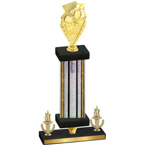 Premium Single Silver Glacier Victory Pickleball Trophy