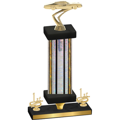 Premium Single Silver Glacier First Place Cars Trophy