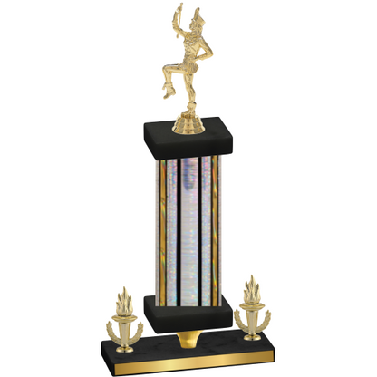 Premium Single Silver Glacier Victory Majorette Trophy