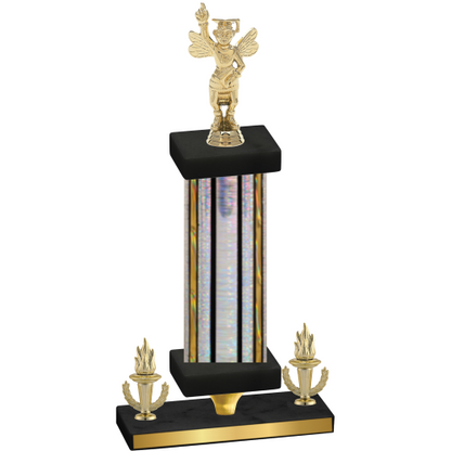 Premium Single Silver Glacier Victory Academics Trophy