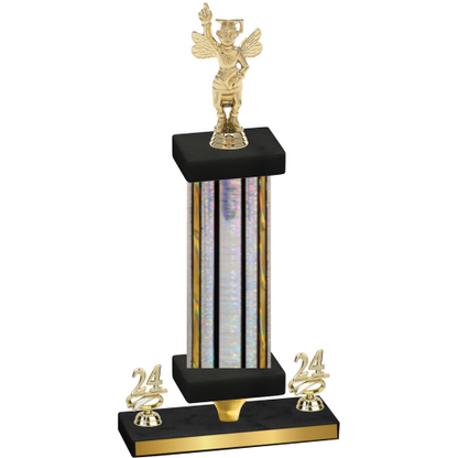 Premium Single Silver Glacier Year Academics Trophy