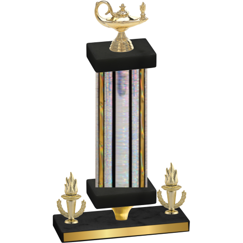 Premium Single Silver Glacier Victory Academics Trophy