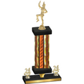 Premium Single Orange Glacier Year Majorette Trophy