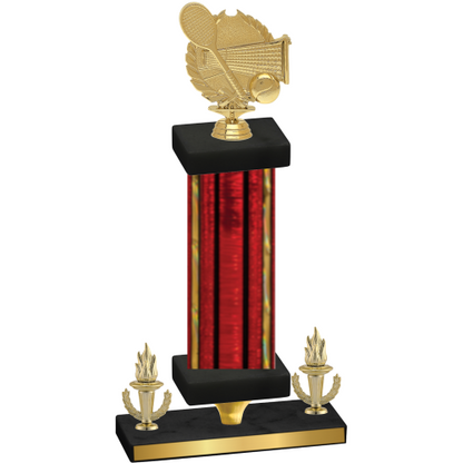 Premium Single Red Glacier Victory Tennis Trophy