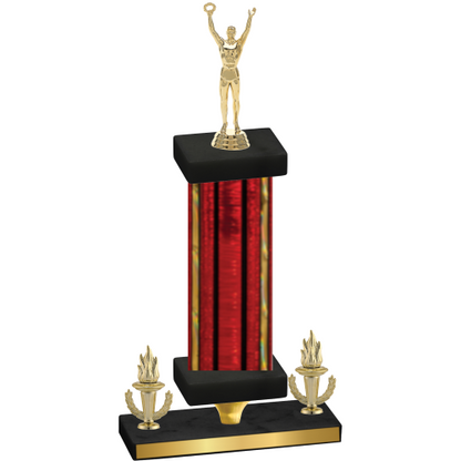 Premium Single Red Glacier Victory Victory Trophy