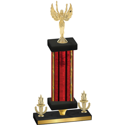 Premium Single Red Glacier Victory Victory Trophy