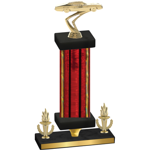 Premium Single Red Glacier Victory Cars Trophy