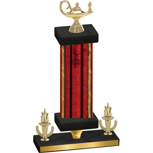 Premium Single Red Glacier Victory Academics Trophy