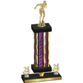Premium Single Purple Glacier Year Swimming Trophy