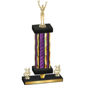 Premium Single Purple Glacier Year Victory Trophy