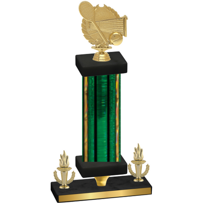 Premium Single Green Glacier Victory Tennis Trophy