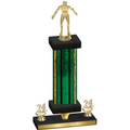 Premium Single Green Glacier Year Wrestling Trophy