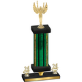 Premium Single Green Glacier Year Victory Trophy