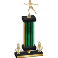 Premium Single Green Glacier Victory Skater Trophy