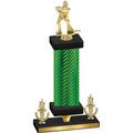 Premium Single Green Carbon Fiber Victory Hockey Trophy