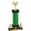 Premium Single Green Carbon Fiber Victory Victory Trophy