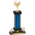 Premium Single Blue Glacier Year Victory Trophy