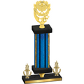 Premium Single Blue Glacier Victory Pickleball Trophy