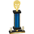 Premium Single Blue Glacier Year Pickleball Trophy