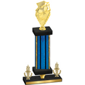Premium Single Blue Glacier Victory Pickleball Trophy
