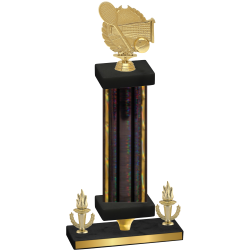 Premium Single Black Glacier Victory Tennis Trophy