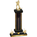 Premium Single Black Glacier First Place Hockey Trophy