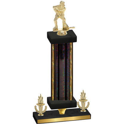 Premium Single Black Glacier Victory Hockey Trophy
