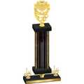 Premium Single Black Glacier First Place Pickleball Trophy